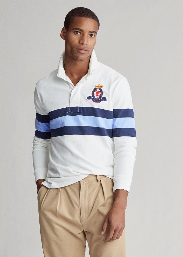 Polo Ralph Lauren Classic Fit Rugby Polo Shirt Herre Danmark (HJMOT2065)